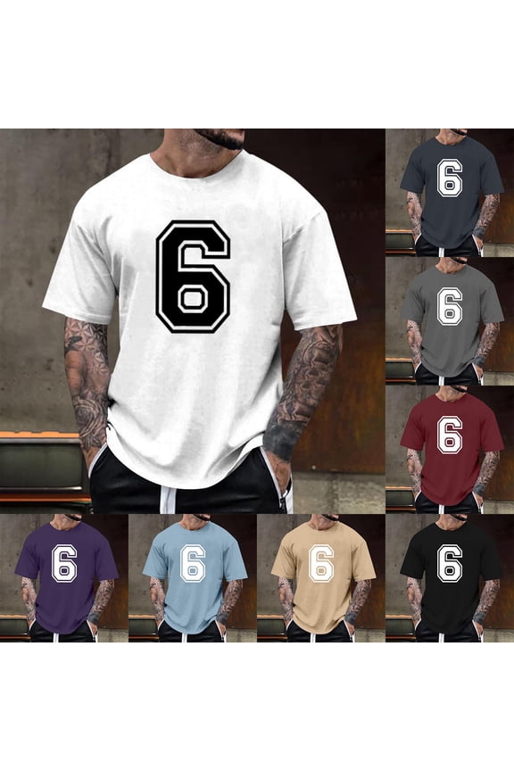Shirts for Men Graphic Tees Abstract Digital Pattern Printed Short Sleeve Crew Neck Soft Breathable Loose Casual Fashion Tops Mens Tees Black L