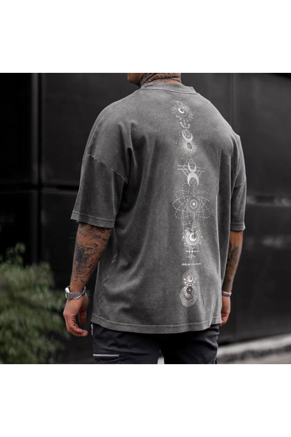 Shirts For Men Graphic Tees Classic Crew Neck Short Sleeve Plain Basic Top Soft Lightweight Breathable Loose Everyday Street Casual Mens Tees Grey L