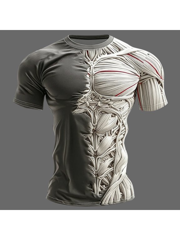 Shirts for Men Graphic Tees Simple Solid Casual Short Sleeve Crew Neck Loose Everyday Basic Fashion Tops Mens Tees Light Gray 2XL