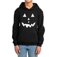 thumbnail image 1 of TrendOFT Unisex Kids Halloween Hoodie with Kangaroo Pocket Solid Color Sweatshirt for Boy Girl Black 9-10 Years, 1 of 4