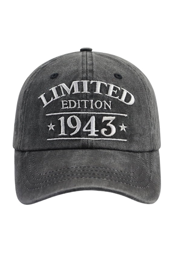 Womens Baseball Caps Vintage 1941 Limited Edition Adjustable Embroidered Baseball Cap C One Size