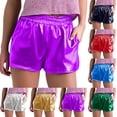 thumbnail image 1 of TrendOFT Womens Leather Shorts Patent Leather Nightclub Party Streetwear Shorts Shiny Hot Pants Red S, 1 of 5