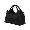 thumbnail image 1 of TrendOFT Womens Leather Tote Bags Fashion Soft Leather Casual Commute Large Capacity Single Shoulder Handbag Black One Size, 1 of 3