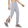 thumbnail image 1 of TrendOFT Womens Tear Away Pants Side Split Snap Button Basketball Active Workout Joggers with Pocket Loose Fit Sweatpants Grey XXL, 1 of 6