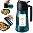 thumbnail image 1 of TrendPlain 16oz Glass Olive Oil Dispenser Bottle for Kitchen Gadgets Olive Oil Sprayer for Cooking with Stickers Black, 1 of 7