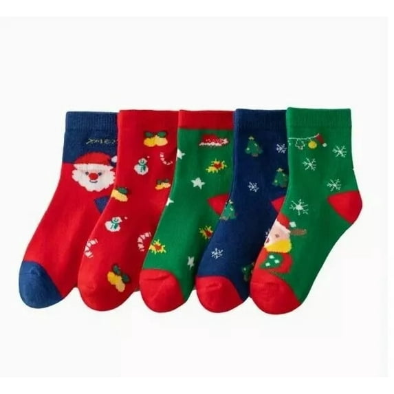 5 Pairs Toddler Socks for Boys & Girls – Soft Cotton Baby Socks for Ages 1-3 Years