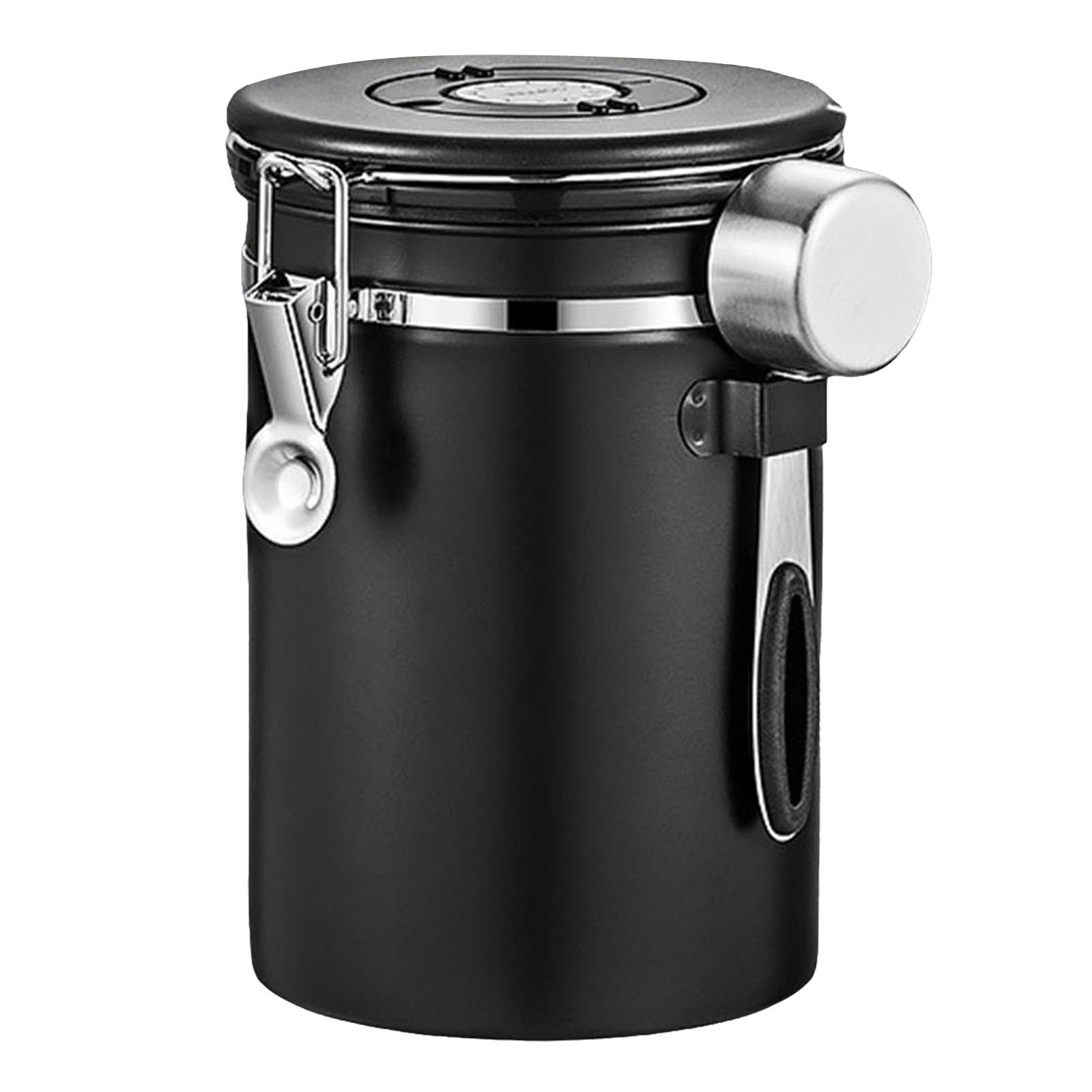 TrendTide Airtight Coffee Canister With Visible Date Coffee Storage