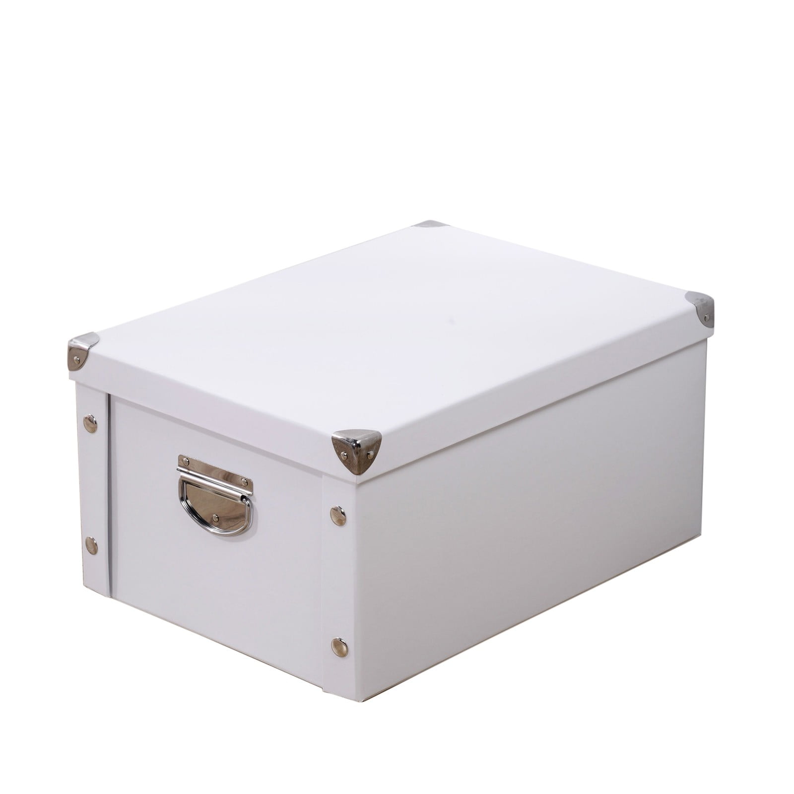 TrendTide Checks Storage Box With Lid Document Boxes Banker Boxes