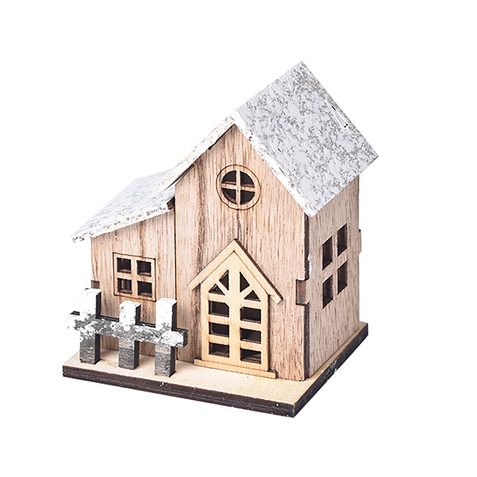 TrendTide Christmas Village Sets LED Lighted Christmas Village With