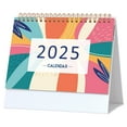 TrendTide Small Desk Calendar 2025, Monthly Desktop Calendar from Now