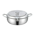 TrendTide Stainless Steel Deep Fryer 2025 New Japanese Deep Fryer Pot