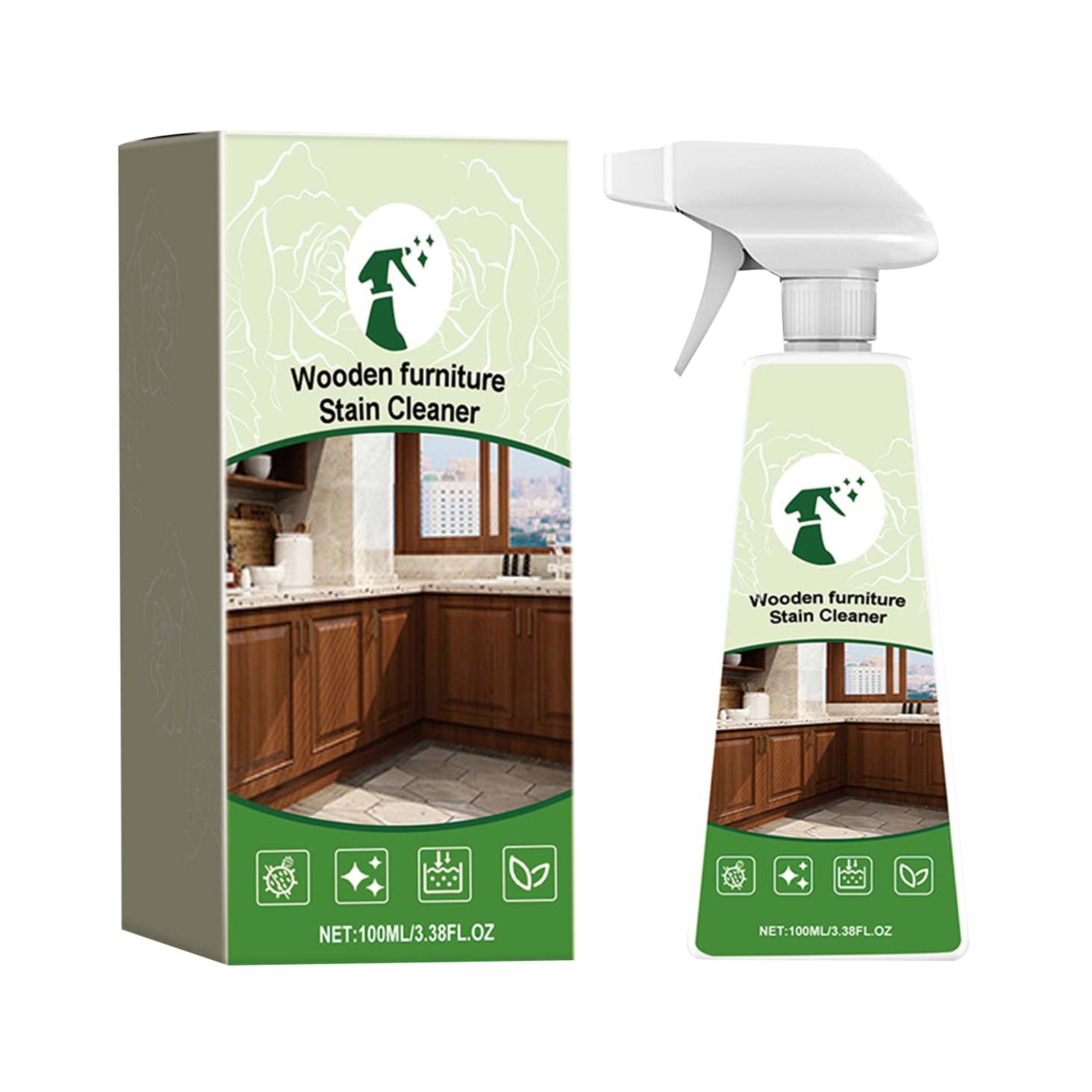 TrendTide Wood Furniture Stain Remover And Odor And Cleaner Wooden