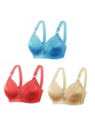 Womens Strapless Front Buckle Lift Bra Invisible Non-Slip Push Up