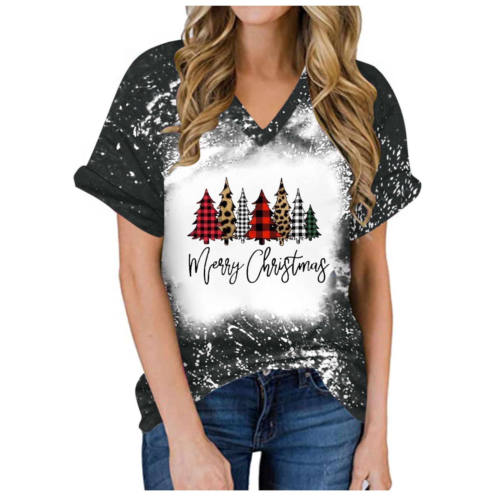 TrendVibe365 Christmas Shirts for Women Dressy Nigeria Ubuy
