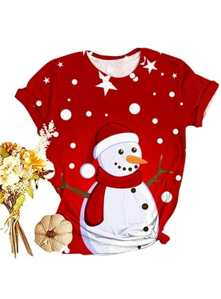 Plus Size Red Holiday Top