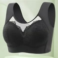 thumbnail image 1 of TrendVibe365 Full Coverage Bras for Women Black 38 No Underwire Push Up Everyday Bra Solid Lace V Neck Daily Bra Wide Strap Basic Bralette Full Coverage Soft Bras Lingerie, 1 of 3