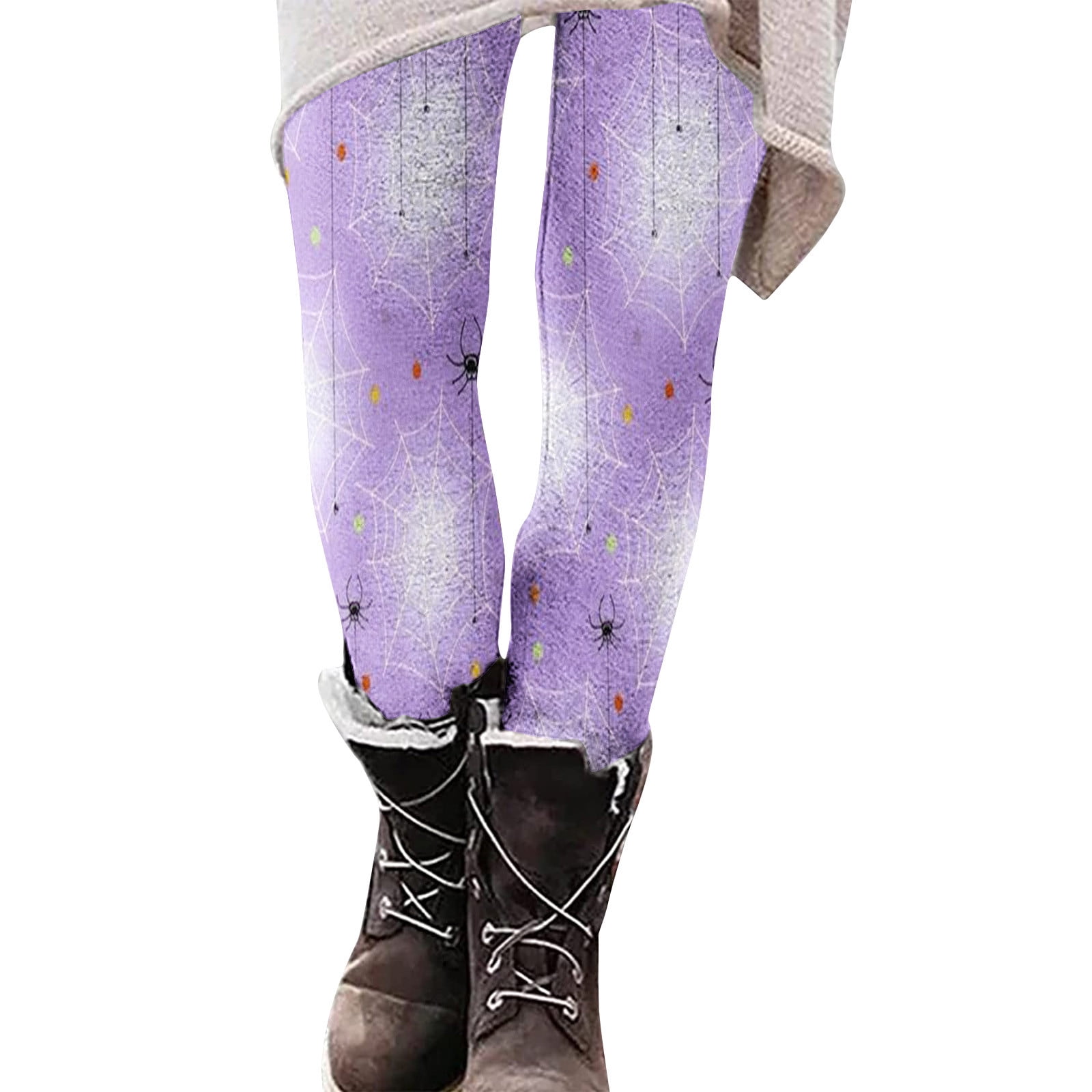 TrendVibe365 Halloween Leggings for Women High Waist Scrunch Butt