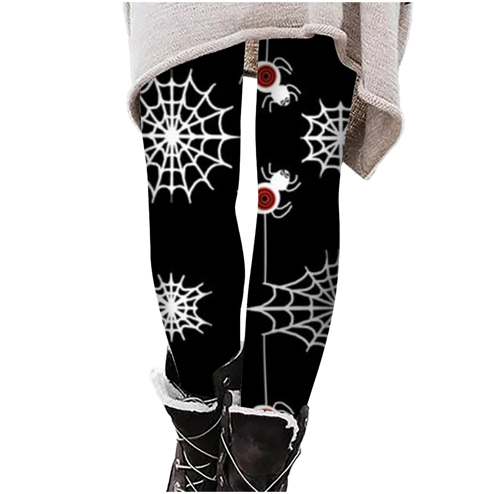 TrendVibe365 Halloween Leggings for Women Scrunch Butt High Waist