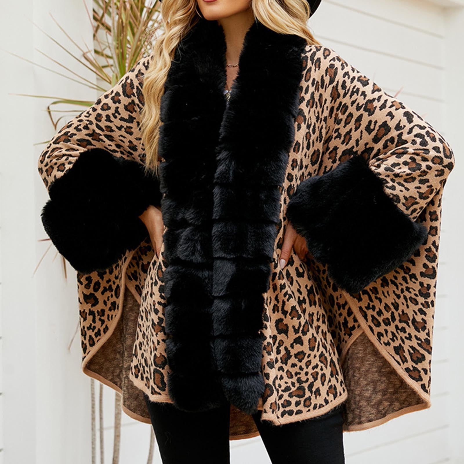 TrendVibe365 Ladies Winter Coats Without Hood Faux Wool Jacket Hip Length Thick Jackets without