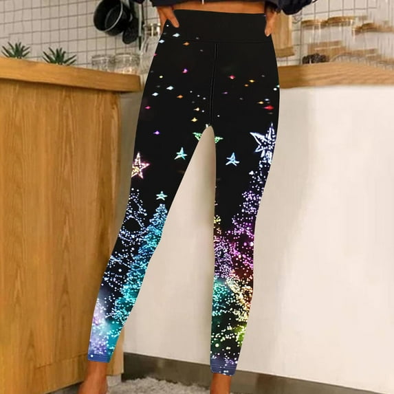 successthop Legging Shorts for Women Plus Size High Waist Gym Leggings Full Length Summer Pants Curvy Slim Long Vacation Pants Yoga Multicolor L Breathable Beach Pants (Non Shiny Design Only Prints)