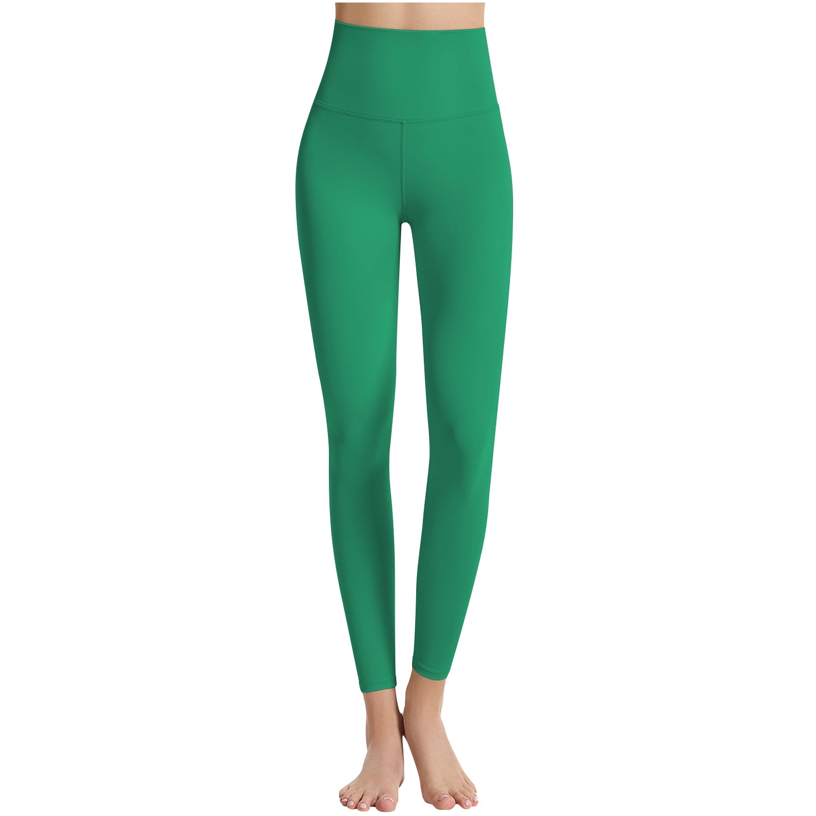 TrendVibe365 Leggings for Women High Waist Yoga Pants Soild Scrunch