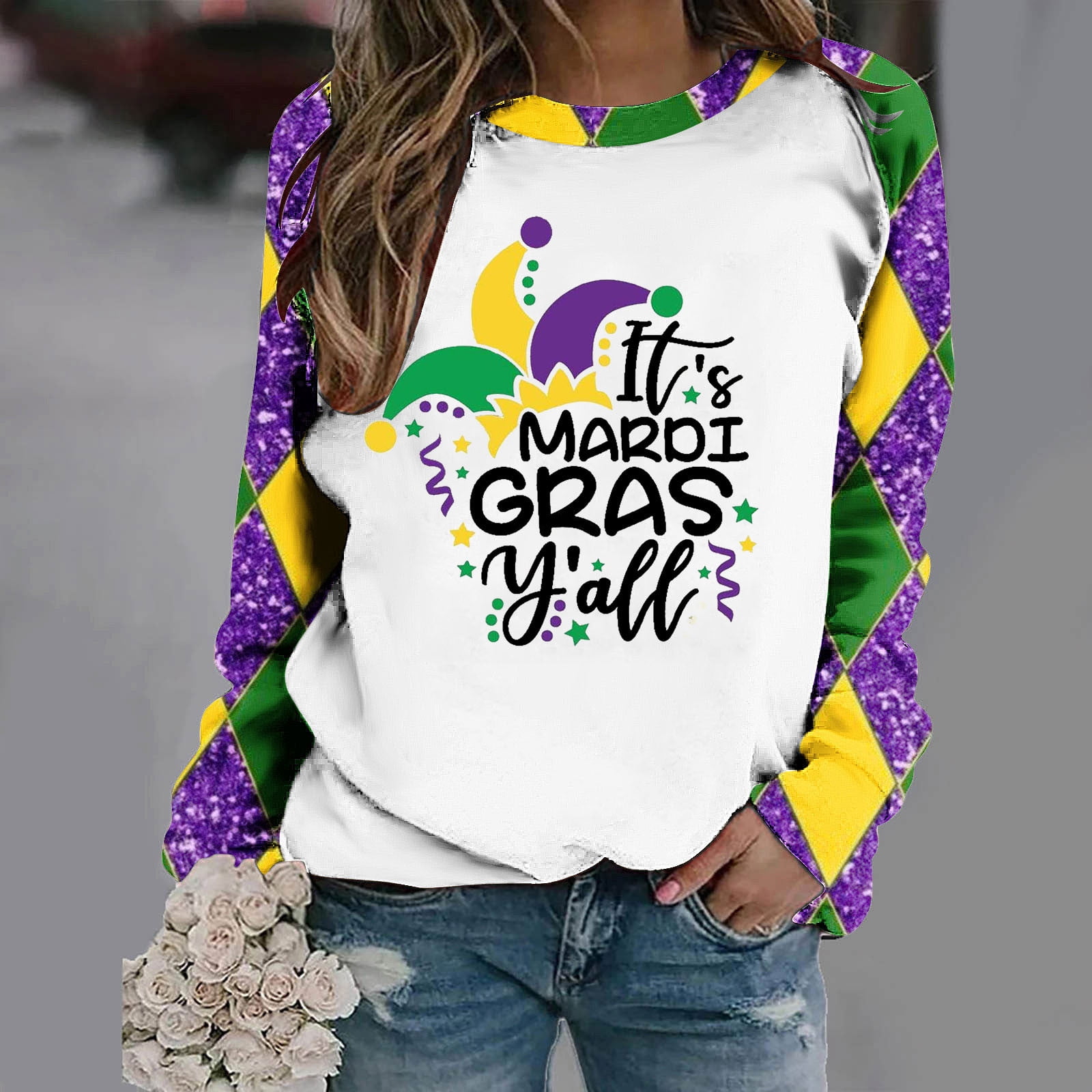 mardi gras long sleeve