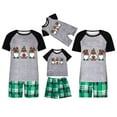 thumbnail image 1 of TrendVibe365 Matching Family Christmas Outfits for Photoshoot Gnomes Christmas Pajamas Men Short Sleeve Tshirts Plaid Shorts Round Neck Xmas Pjs 2023 Christmas Gifts Winter Jammies Sets, 1 of 3