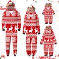 TrendVibe365 Matching Family Christmas Pajamas Onesie Reindeer Womens