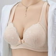 thumbnail image 1 of TrendVibe365 Maternity Bras for Breastfeeding Womens Nursing Cotton No Underwire Push up Bralettes Padded Button Front Adjustable Strap Corset Bra Full Coverage Crop Cami Top Comfort Underwear Brown, 1 of 8