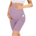 TrendVibe365 Maternity Slip Shorts for Under Dresses High Rise Yoga