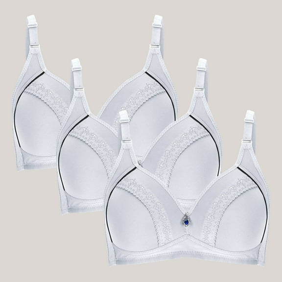 successthop Multipack Ladies Wireless Bras with Support and Lift Push up Full Coverage Bra