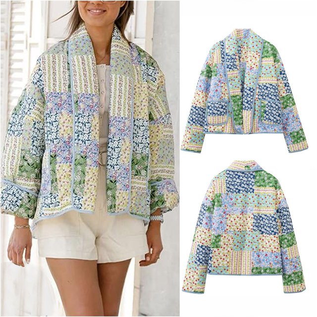 TrendVibe365 Puffer Coat Women Crop Top Long Sleeve Down Jacket without