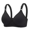 thumbnail image 1 of TrendVibe365 Sexy Bras for Women Floral Wirefree Push up Bralettes Padded Adjustable Strap Corset Bra Full Coverage Crop Cami Top Sexy Underwear Black XL, 1 of 2