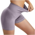 thumbnail image 1 of TrendVibe365 Shorts for Under Dresses Women High Rise Yoga Leggings Seamless Butt Lifting Biker Shorts Gym Tights Pants Gray Outfits, 1 of 5