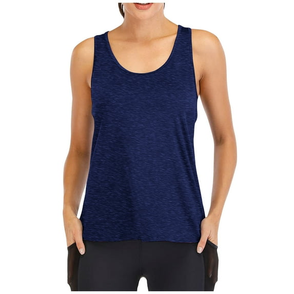 successthop Slimming Tank Tops for Women Summer Tunic Slim Plain Shirts Sleeveless Tees Blouse Scoop Neck Tshirts Pullovers Clothes
