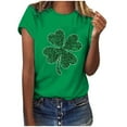 thumbnail image 1 of TrendVibe365 St Patricks Day Tees for Women Plus Size Shamrock Clover Irish Gifts Tee Shirt Short Sleeve Tshirts Pullovers Crew Neck Holiday Boluse Parade Clothes Party Outfits, 1 of 4