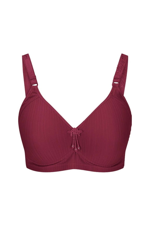 Womens Bras No Underwire Red 48 No Underwire Push Up Everyday Bra Solid V Neck Daily Bra Breathable Spaghetti Straps Basic Bralette Beauty Causal Bras Lingerie