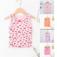 thumbnail image 1 of Trendfront Girls Cartoon Print Tank Top Crewneck Sleeveless Camisole Shirt Summer Cute Layering Style Fashion Tops, 1 of 3