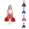 thumbnail image 1 of Trendfront Girls Cheerleader Graphic Print Outfit Set Crew Neck Sleeveless Top Summer 3 Piece Summer Daily Wear 2T-7T Clothes Set, 1 of 6