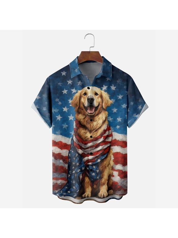 Mens Summer Oversized Flame Print Shirts Collared Short Sleeve Tops Loose Fit Fire Graphic Casual Button Down