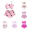thumbnail image 1 of Trendfront Womens 2-Piece Cami Pajama Set Halloween Halloween Print Scoop Neck Spaghetti Strap Sleeveless Cami Top and Shorts Sleepwear Lounge Set, 1 of 5