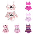 thumbnail image 1 of Trendfront Womens 2-Piece Cami Pajama Set Halloween Halloween Print Scoop Neck Spaghetti Strap Sleeveless Cami Top and Shorts Sleepwear Lounge Set, 1 of 5