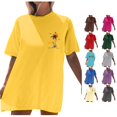 thumbnail image 1 of Trendfront Womens California T Shirt Palm Tree Print Short Sleeve Crew Neck Oversized Casual Summer Tee Tops, 1 of 7