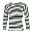 thumbnail image 1 of Trendfront Womens Crew Neck Long Sleeve Tee Classic Striped T Shirts Basic Nautical Style Work Lightweight Tops Soft Comfort Tee, 1 of 5