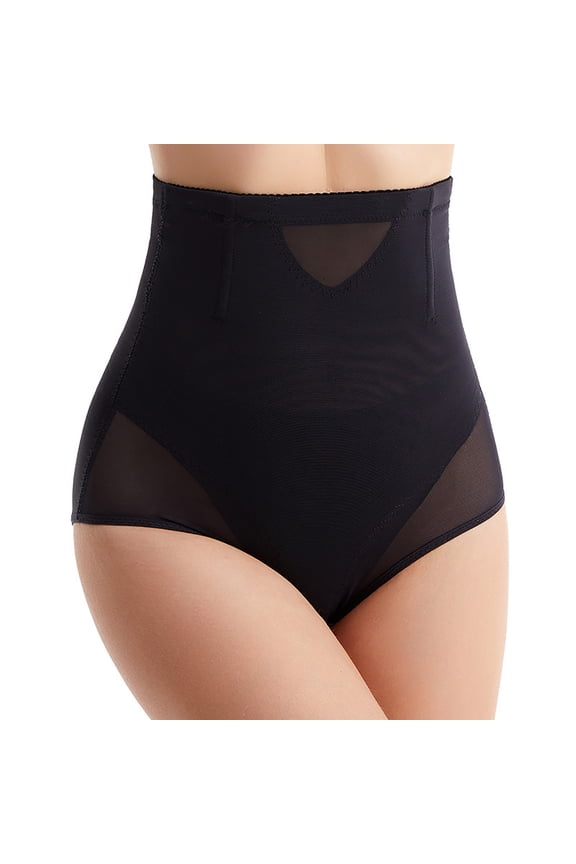Womens High Waisted Shapewear Panties Tummy Control Body Shaper Full Coverage Seamless Smoothing Underwear