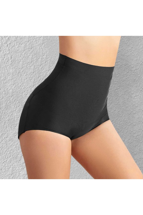 Womens High Waisted Shapewear Shorts Mid Thigh Tummy Control Body Shaper Full Coverage Smoothing Compression Underwear