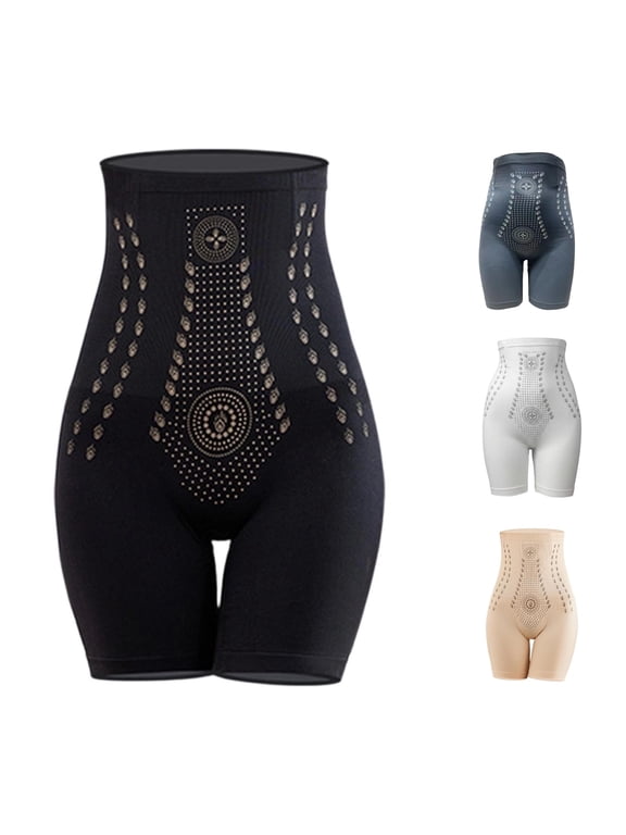 Womens High Waisted Shapewear Shorts Tummy Control Mid Thigh Body Shaper Seamless Smoothing Underwear