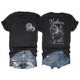 thumbnail image 1 of Trendfront Womens Kindness T Shirt Dandelion Back Print Positive Quote Short Sleeve Crew Neck Casual Graphic Tees, 1 of 2