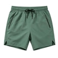 thumbnail image 1 of Trendfront Womens Lightweight Running Shorts with Zipper Pockets Loose Fit Athletic Workout Shorts Gym Training Marathon Activewear, 1 of 2