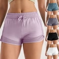 thumbnail image 1 of Trendfront Womens Lightweight Workout Shorts High Waisted Mesh Patchwork with Pockets Drawstring Athletic Shorts for Yoga and Gym, 1 of 6
